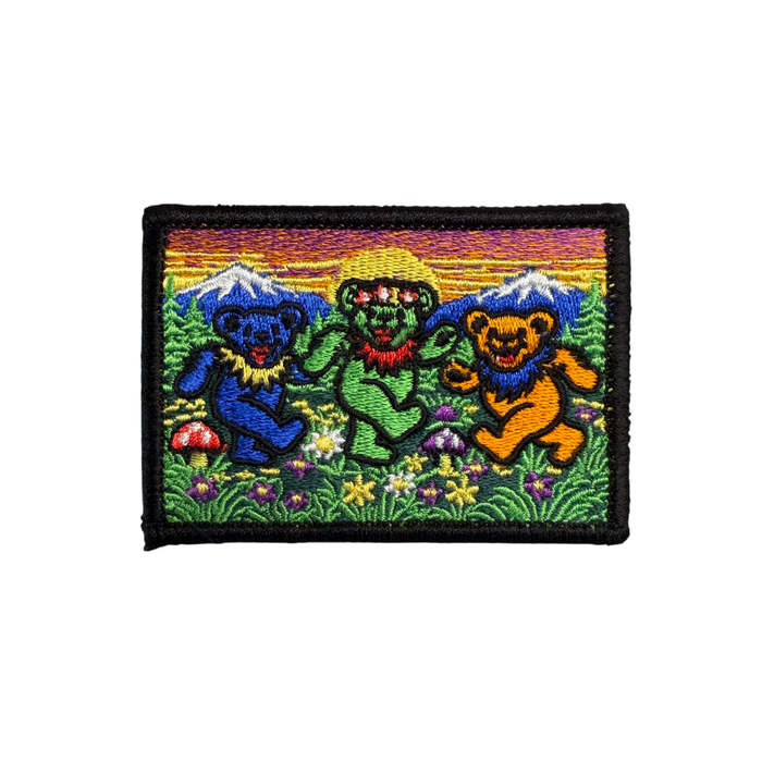 Grateful Dead Dancing Bears Patch
