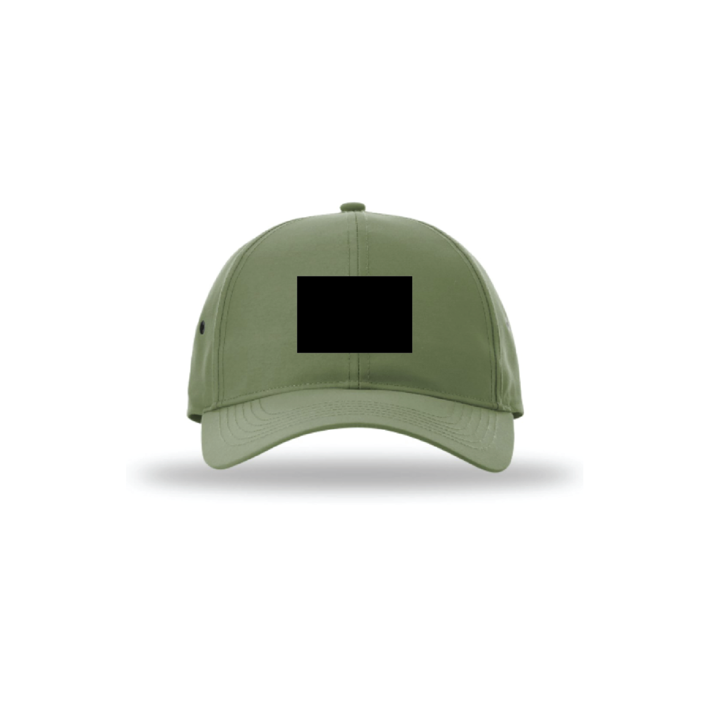 Moss Colored Velcro Patch Hat