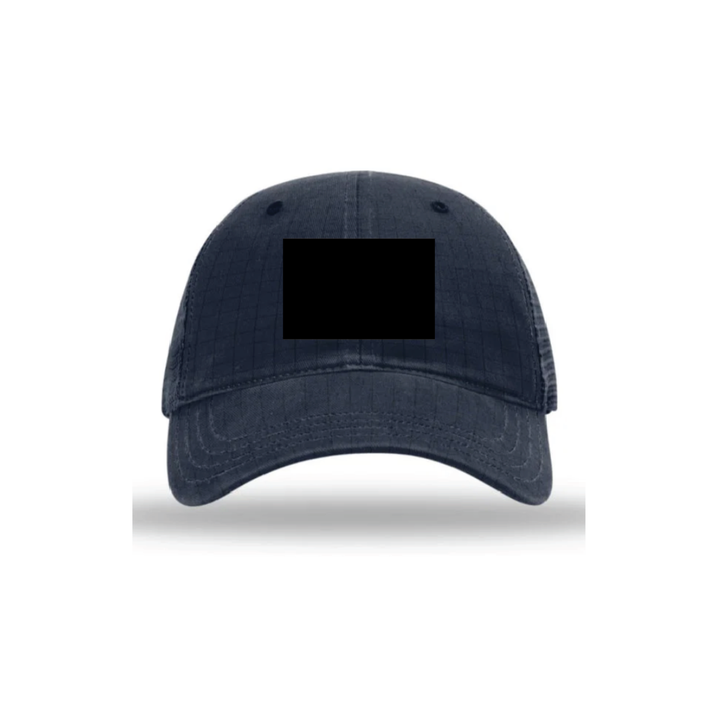Navy Velcro Patch Hat