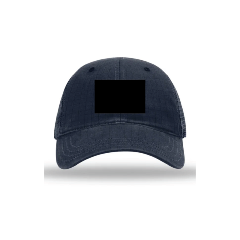 Navy Velcro Patch Hat
