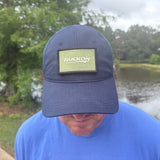 Navy Velcro Patch Hat